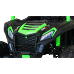 Elektrické autíčko Buggy ATV Racing Dvojmiestne!!! Zelená - 4 X 200 W - 24V7Ah